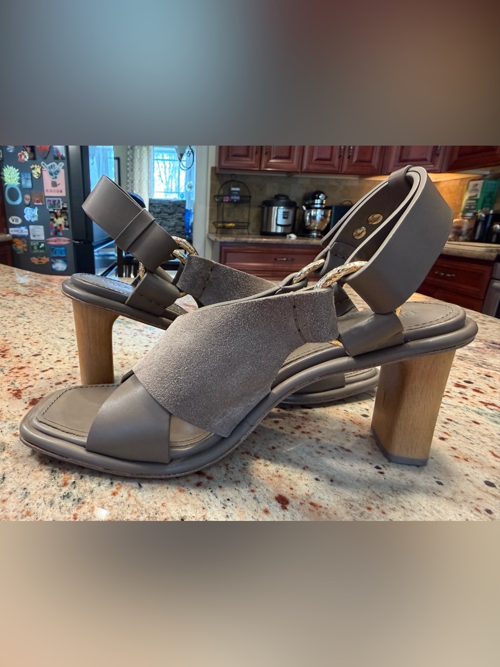 Ulla Johnson Filippa High Heel Sandal Women’s Size 39/US 8-8.5 Beige NEW READ - Picture 8 of 13